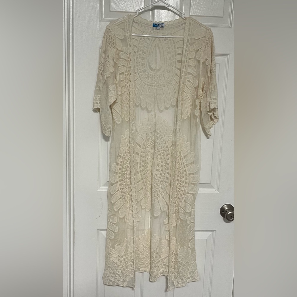 bohemian lace kimono